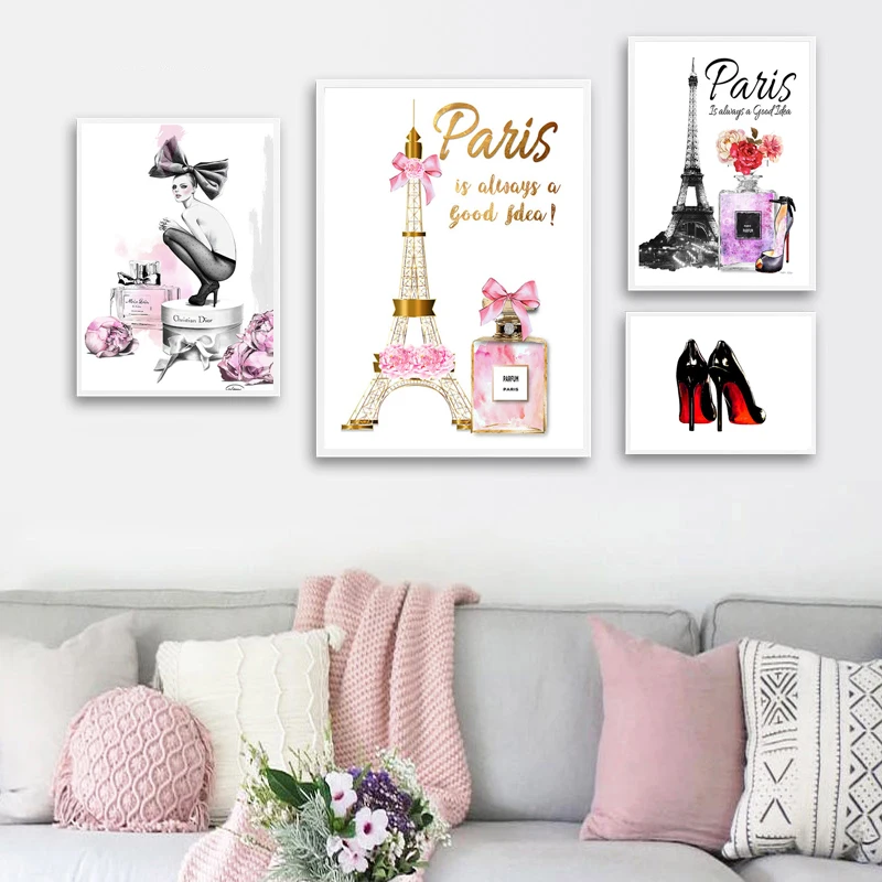 Fashion Posters Print Sexy High Heels Wall Art Cover Magazine Canvas Painting Girls Room Wall Pictures Perfume Home Decoration
Fashion Posters Print Sexy High Heels Wall Art Cover Magazine Canvas Painting Girls Room Wall Pictures Perfume Home Decoration