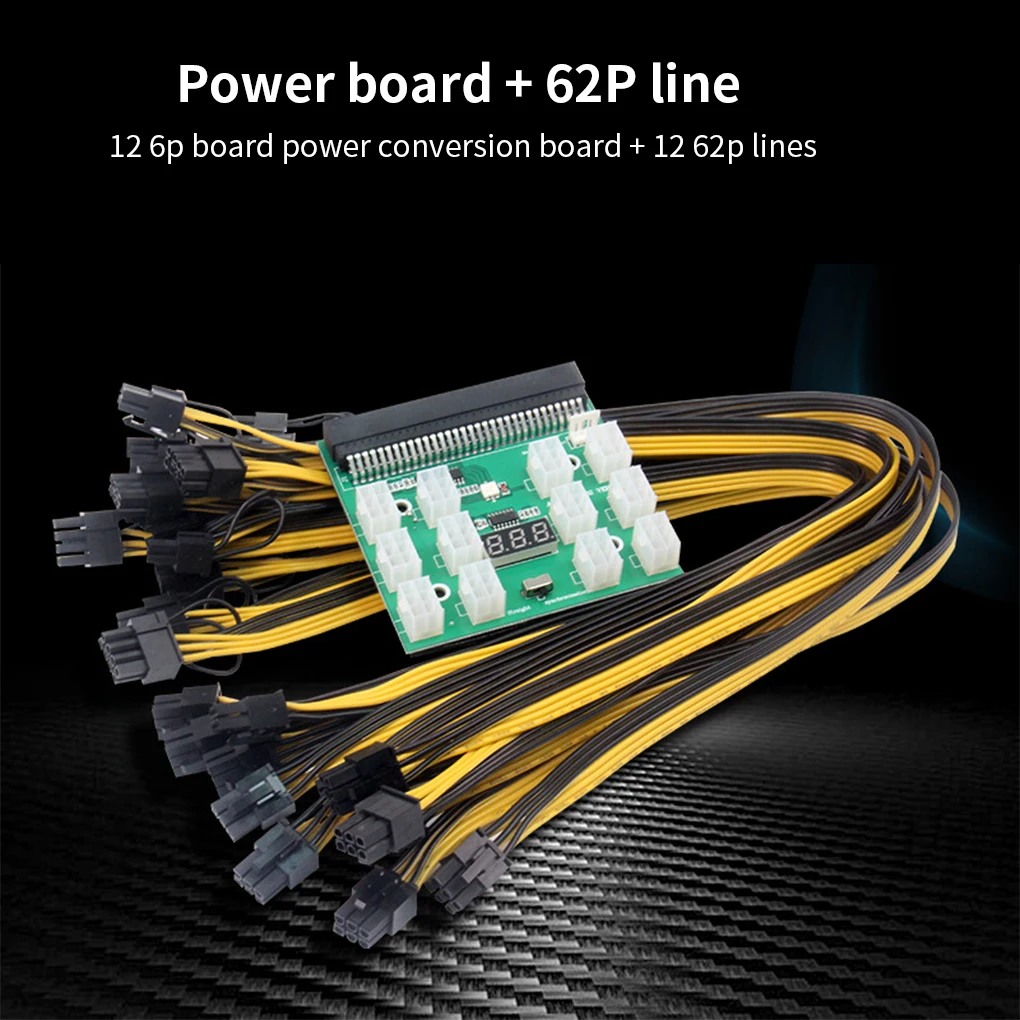 1200w/750w коммутационная плата + 12 шт. в партии, 6P Мужской (6 + 2)8P мужской Мощность кабели комплекты для HP PSU GPU майнинга эфириума
1200w/750w коммутационная плата + 12 шт. в партии, 6P Мужской (6 + 2)8P мужской Мощность кабели комплекты для HP PSU GPU майнинга эфириума