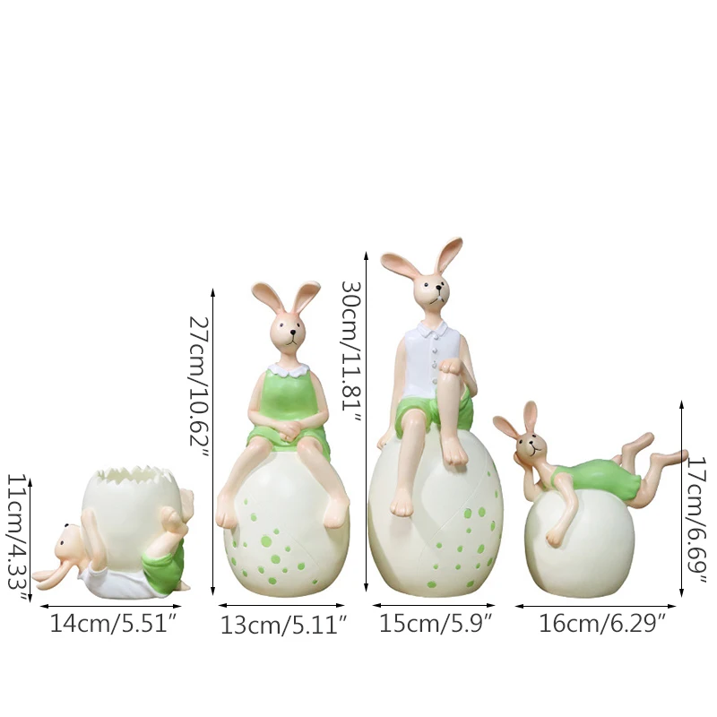 Strongwell Rabbit Easter Miniature Animal Statue Resin Craft Mini Bunny Home Decoration Accessories Modern Fairy Garden Cute
Strongwell Rabbit Easter Miniature Animal Statue Resin Craft Mini Bunny Home Decoration Accessories Modern Fairy Garden Cute