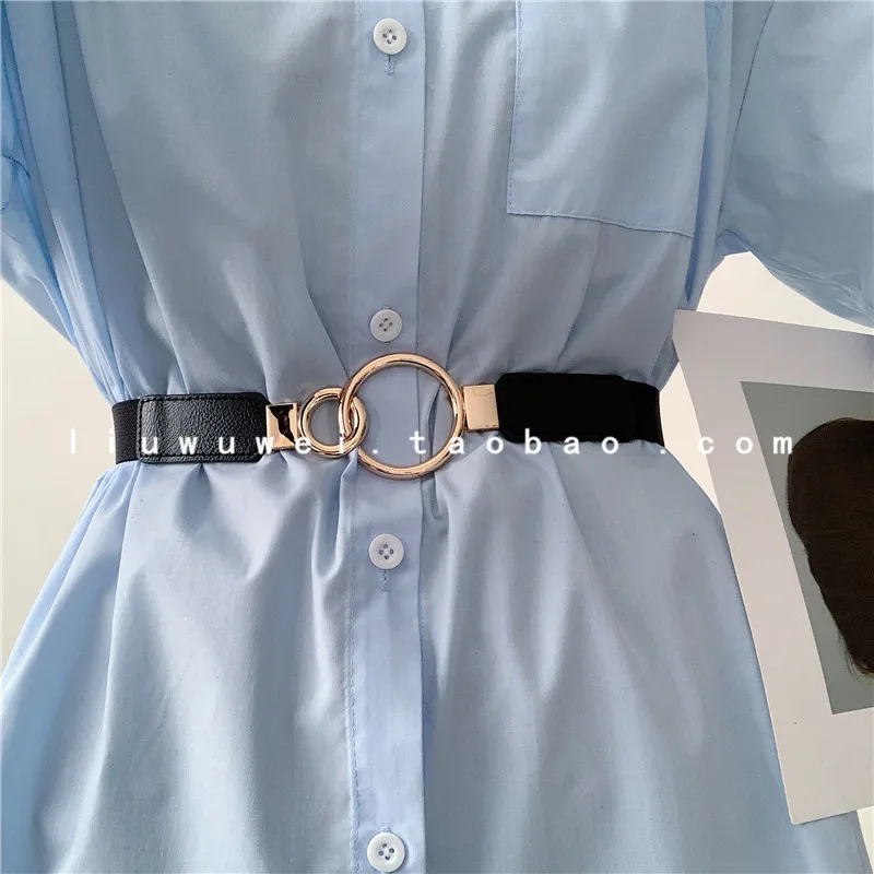 Belt Women's Fashionable All-Matching Korean Ins Style Dress Coat Elastic Band Girdle Decoration
Belt Women's Fashionable All-Matching Korean Ins Style Dress Coat Elastic Band Girdle Decoration