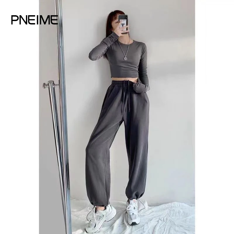 Новые свободные спортивные брюки, женские повседневные Прямые брюки в европейском и американском стиле, брюки с высокой талией на весну и о...
Новые свободные спортивные брюки, женские повседневные Прямые брюки в европейском и американском стиле, брюки с высокой талией на весну и о...