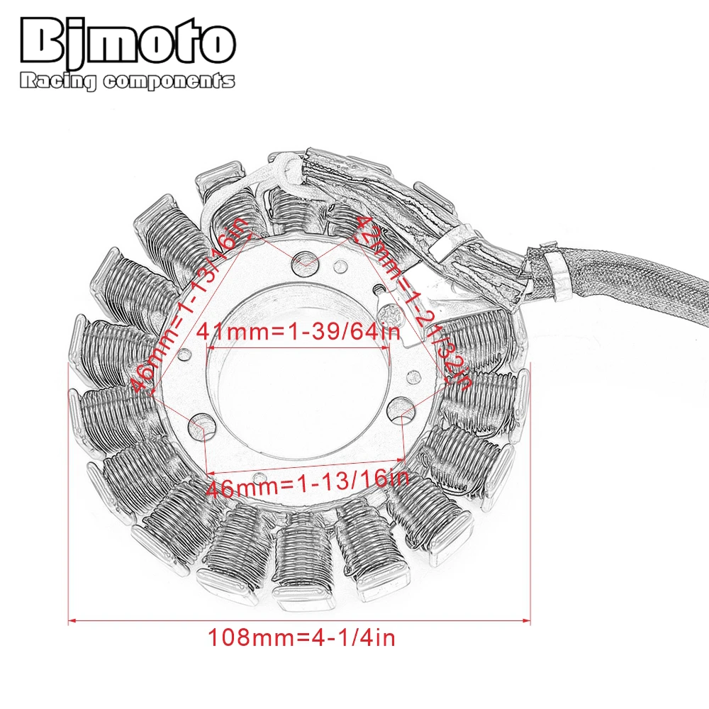 BJMOTO 32101-48H00-000 Suzuki GSXR250 GSXR GW 250 GW250 Inazuma MAGNETO 2013-2017
BJMOTO 32101-48H00-000 Suzuki GSXR250 GSXR GW 250 GW250 Inazuma MAGNETO 2013-2017