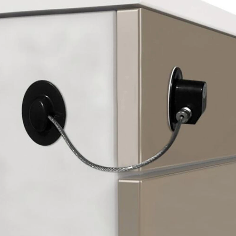 Refrigerator Door Lock Black Practical Baby Safety Window Restrictor Infant Security Cabinet Lock Prevent Children Falling Tools
Refrigerator Door Lock Black Practical Baby Safety Window Restrictor Infant Security Cabinet Lock Prevent Children Falling Tools