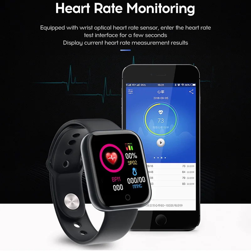 Smart Watches Sport Fitness Tracker Smart Bracelet calories heart rate distance sleep quality Monitor USB chargeable Practical
Smart Watches Sport Fitness Tracker Smart Bracelet calories heart rate distance sleep quality Monitor USB chargeable Practical