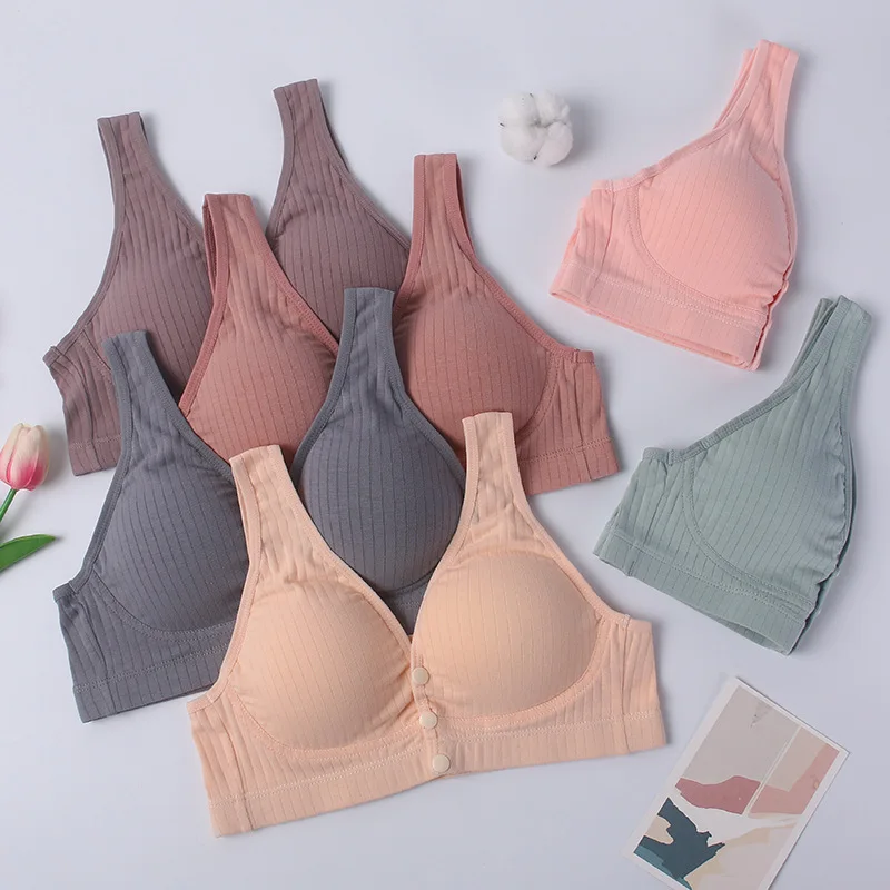 Wire Free Feeding Bra Pregnancy Clothes For Pregnant Women Cotton Casual Underwear Breastfeeding Front Button Bra Maternity Bra
Wire Free Feeding Bra Pregnancy Clothes For Pregnant Women Cotton Casual Underwear Breastfeeding Front Button Bra Maternity Bra