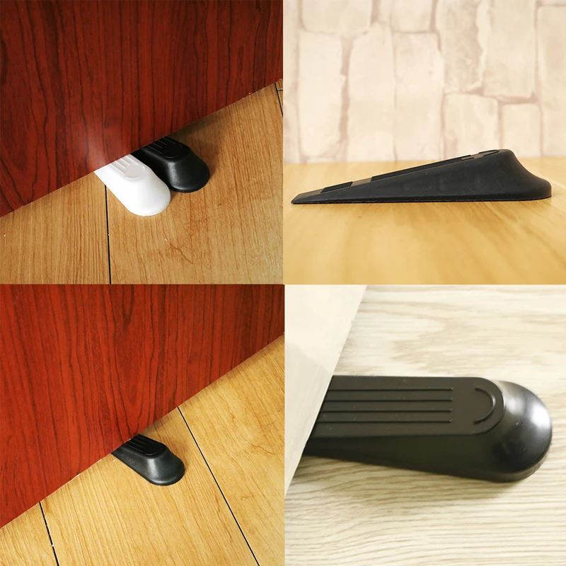 1pc Door Wedge Shaped Plastic Door Stops Non-Slip Black Door Buffers for Office
1pc Door Wedge Shaped Plastic Door Stops Non-Slip Black Door Buffers for Office