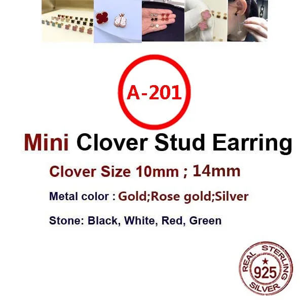 A201 Hot Brand Stud Earring Women In Sterling Silver 925 Set Multi-color Natural Stone Original Bijoux Top Quality 10mm/14mm
A201 Hot Brand Stud Earring Women In Sterling Silver 925 Set Multi-color Natural Stone Original Bijoux Top Quality 10mm/14mm