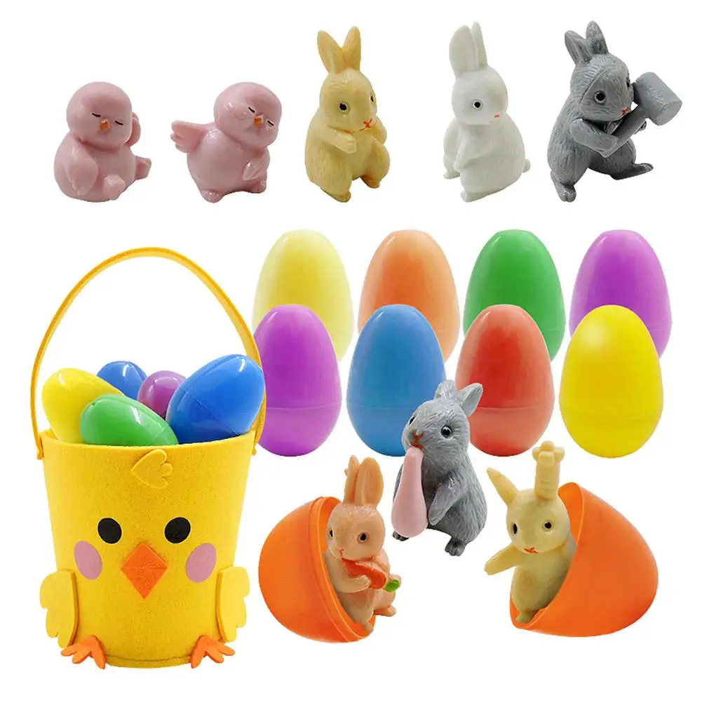 Stuffed Easter Eggs - Surprise Easter Eggs - 8pcs Surprise Eggs Filled With Small Easter Bunny Toys DIY Party Gift For Children
Stuffed Easter Eggs - Surprise Easter Eggs - 8pcs Surprise Eggs Filled With Small Easter Bunny Toys DIY Party Gift For Children