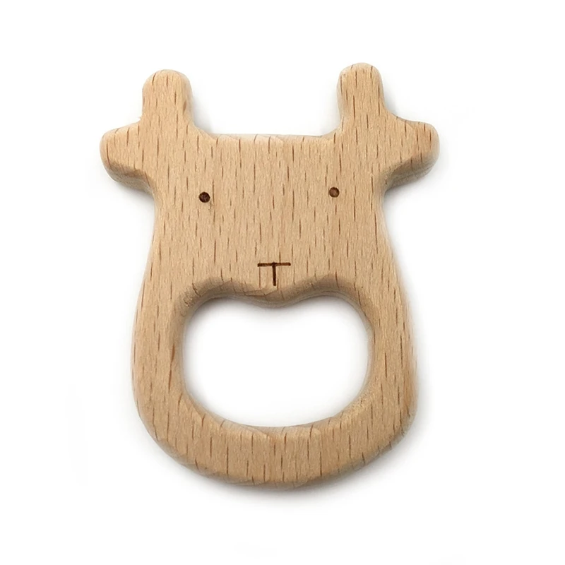 Wood Crafts Animal-Shaped Natural Beech Teething Wooden Toy Safety High Quality Baby Teether Gift Rattle DIY Accessories
Wood Crafts Animal-Shaped Natural Beech Teething Wooden Toy Safety High Quality Baby Teether Gift Rattle DIY Accessories