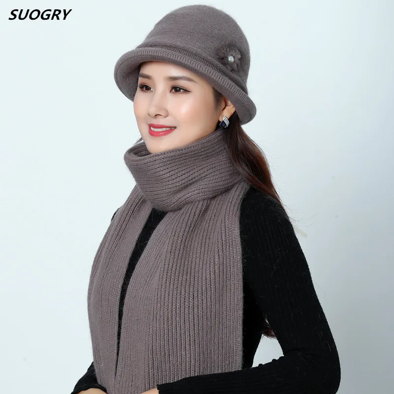 Winter Hat New Women's Hot Fashion Lady Rabbit Fur Winter Hats Bucket Flower Headdress Decorated For Women Adult Female Hat 
Winter Hat New Women's Hot Fashion Lady Rabbit Fur Winter Hats Bucket Flower Headdress Decorated For Women Adult Female Hat