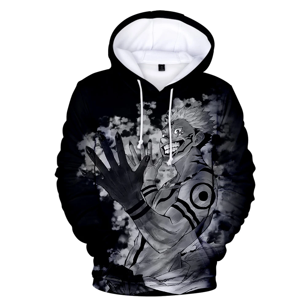 Hot Men Women Fashion Autumn Hip Hop Anime Jujutsu Kaisen 3D Hoodies Casual Boys Polyester Comfortable fit Tops
Hot Men Women Fashion Autumn Hip Hop Anime Jujutsu Kaisen 3D Hoodies Casual Boys Polyester Comfortable fit Tops