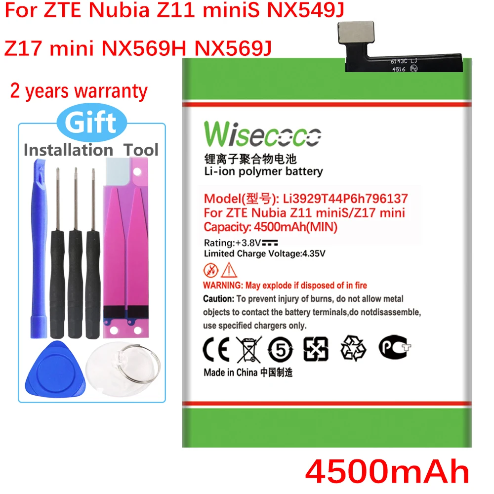 Аккумулятор Li3929T44P6h796137 для ZTE Nubia Z11 Mini S/Z17 Mini MiniS NX549 NX549J NX569 NX569J NX569H
Аккумулятор Li3929T44P6h796137 для ZTE Nubia Z11 Mini S/Z17 Mini MiniS NX549 NX549J NX569 NX569J NX569H