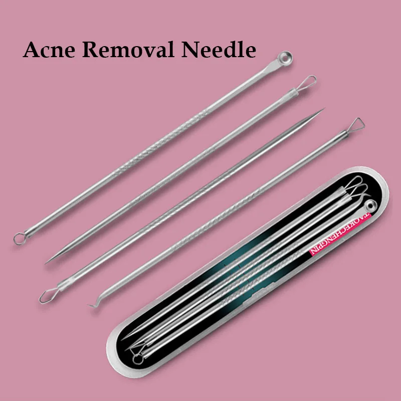 4pcs/Set Acne Removal Needle Stainless Steel Pimple Blackhead Remover Tool Blemish Face Skin Care Beauty Facial Pore Cleaner
4pcs/Set Acne Removal Needle Stainless Steel Pimple Blackhead Remover Tool Blemish Face Skin Care Beauty Facial Pore Cleaner