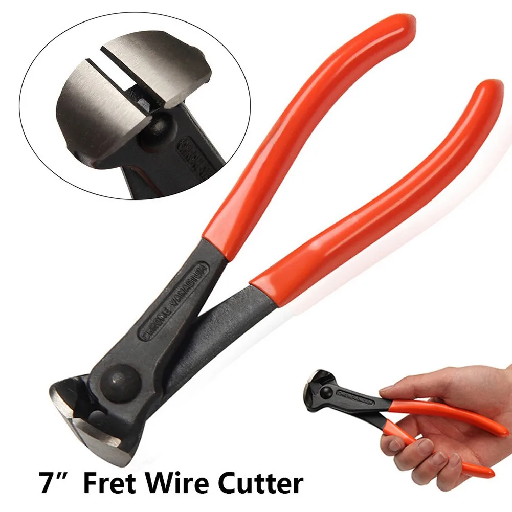 7 Inch Guitar Handle String Cutter Pliers Puller Pliers Puller Side Nose Pliers Sharp Metal Flat-cut Pliers For Guitar
7 Inch Guitar Handle String Cutter Pliers Puller Pliers Puller Side Nose Pliers Sharp Metal Flat-cut Pliers For Guitar