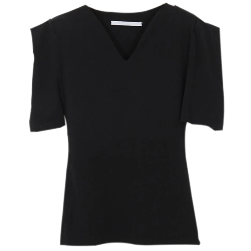 Thin Summer Top Sexy T Shirt Women Elasticity T-Shirt Korean Style Woman Clothes Slim Tshirt Female Casual short Sleeve Tops
Thin Summer Top Sexy T Shirt Women Elasticity T-Shirt Korean Style Woman Clothes Slim Tshirt Female Casual short Sleeve Tops