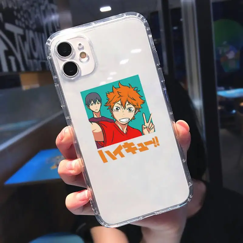 Haikyuu Hinata attacks Anime Phone Case Transparent for iPhone 11 12 mini pro XS MAX 8 7 6 6S Plus X 5S SE 2020 XR 
Haikyuu Hinata attacks Anime Phone Case Transparent for iPhone 11 12 mini pro XS MAX 8 7 6 6S Plus X 5S SE 2020 XR