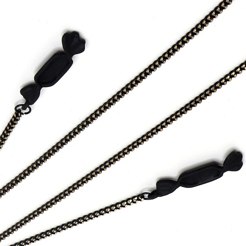 Pendant Black Candy Sunglasses glasESs chain For Women's Mask Strap Hang Spectacle Cord Holder Lanyards Luxury Summer Trendy
Pendant Black Candy Sunglasses glasESs chain For Women's Mask Strap Hang Spectacle Cord Holder Lanyards Luxury Summer Trendy