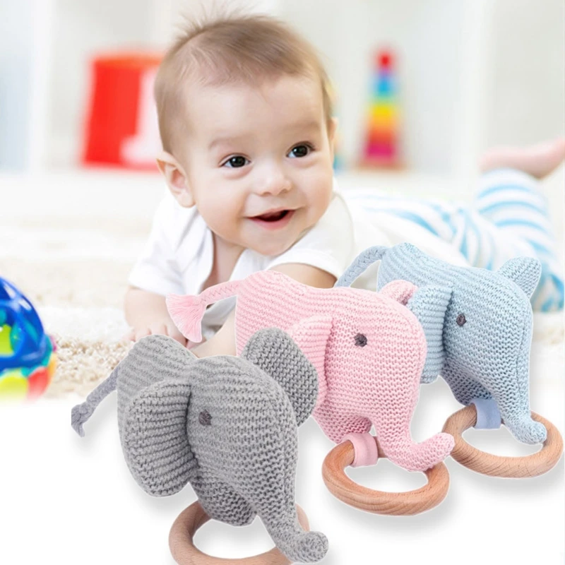 Baby Wooden Teether Toy DIY Crochet Animal Elephant Rattle Infant Teething Nursing Soother Molar Toys for Newborn
Baby Wooden Teether Toy DIY Crochet Animal Elephant Rattle Infant Teething Nursing Soother Molar Toys for Newborn
