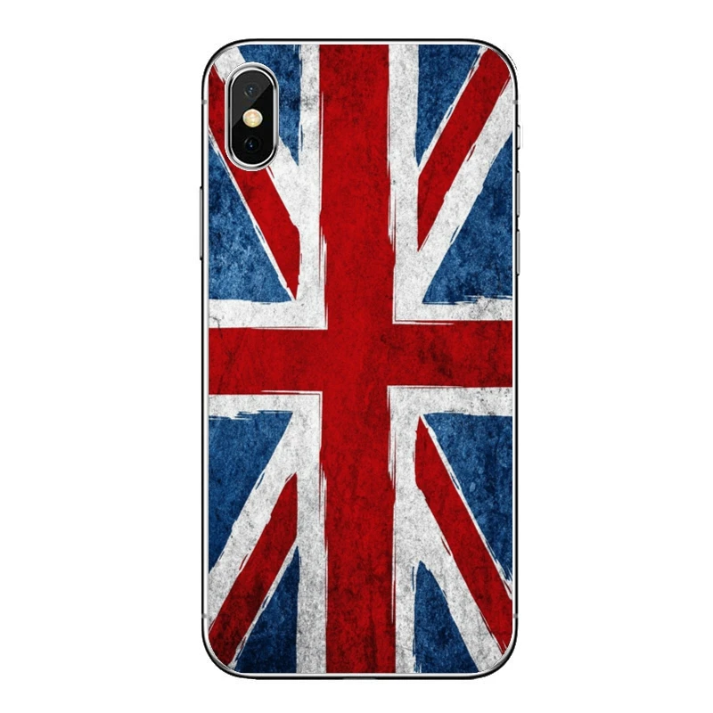 Английский Британский флаг Великобритании силиконовый чехол для телефона Samsung