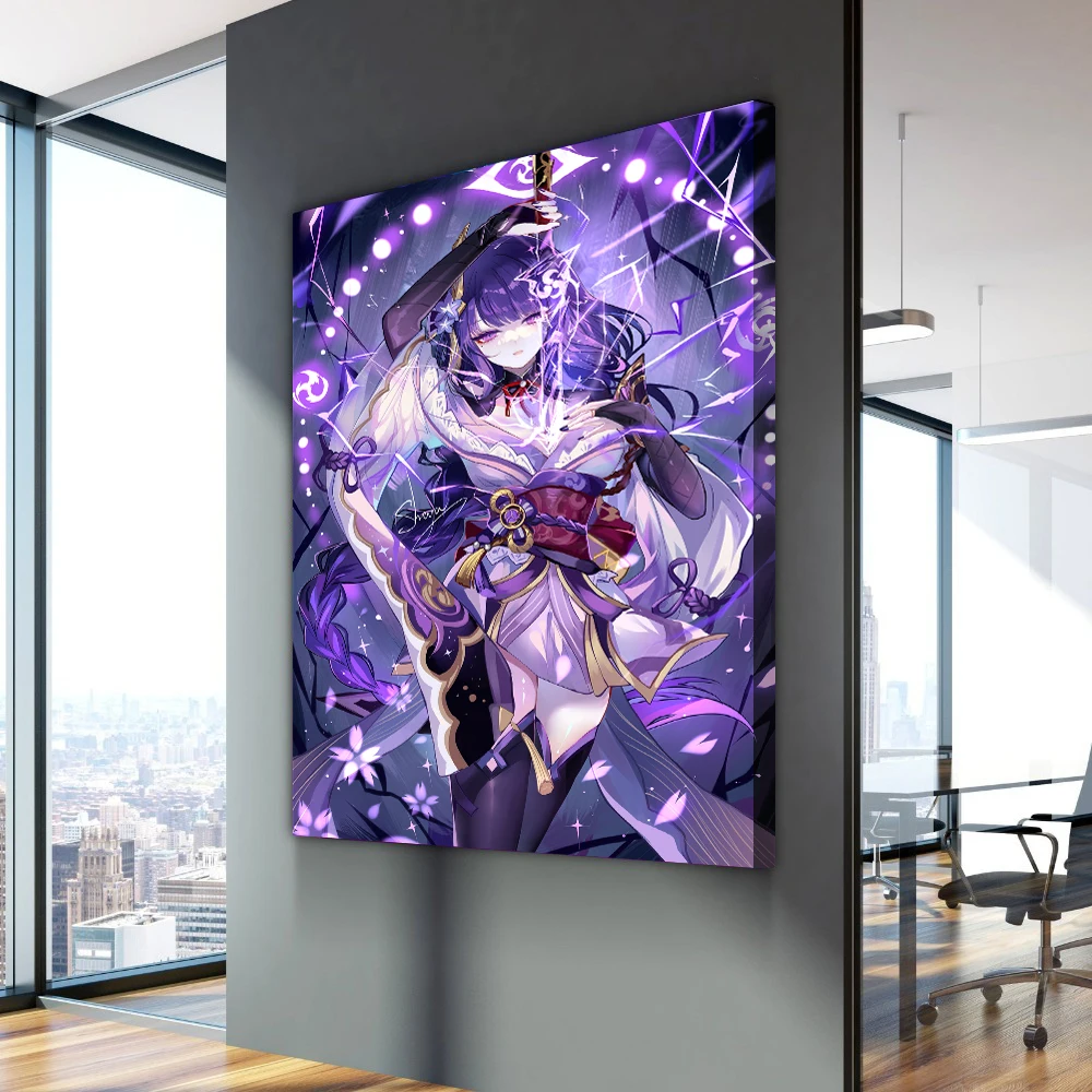 Raiden Ei Genshin Impact Game Poster Decor Canvas Painting Nordic Prints Canvas Pictures Living Kids Home Decoration Wall Art
Raiden Ei Genshin Impact Game Poster Decor Canvas Painting Nordic Prints Canvas Pictures Living Kids Home Decoration Wall Art