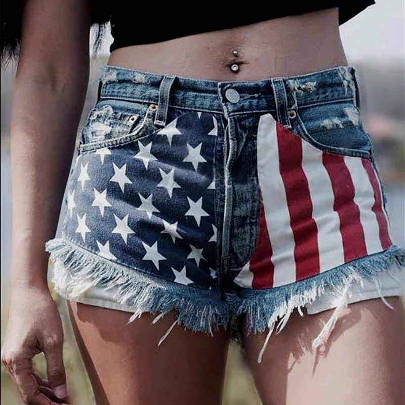 Casual Shorts Women Sexy Bandage American Flag Tassel Summer Sexy Pocket Zipper Buttons Hot Summer Jeans Shorts Jean Streetwear
Casual Shorts Women Sexy Bandage American Flag Tassel Summer Sexy Pocket Zipper Buttons Hot Summer Jeans Shorts Jean Streetwear