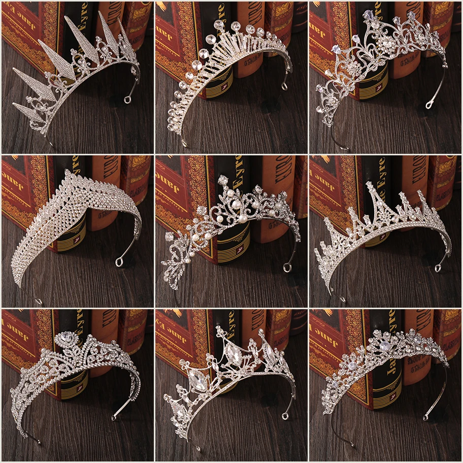 2021 Fashionable Silver Bridal Crown Tiara For Wedding Woman Accessories WED Hair Diadem Hair Accessori Tiaras For Girls
2021 Fashionable Silver Bridal Crown Tiara For Wedding Woman Accessories WED Hair Diadem Hair Accessori Tiaras For Girls