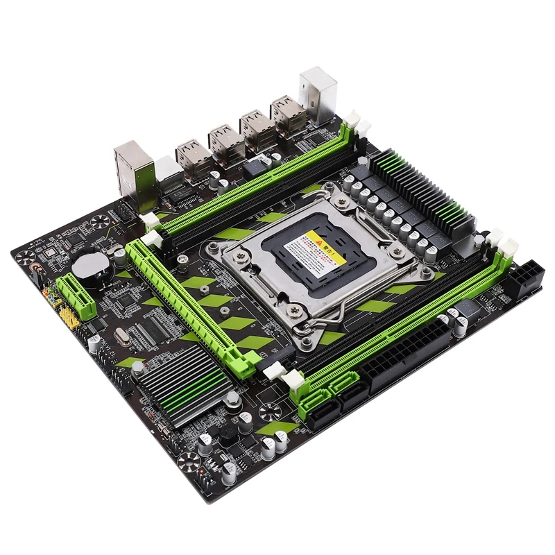 Материнская плата X79 LGA 2011 4 x DDR3 двухканальная память 64 ГБ SATA 3 0 PCI-E 8 USB для