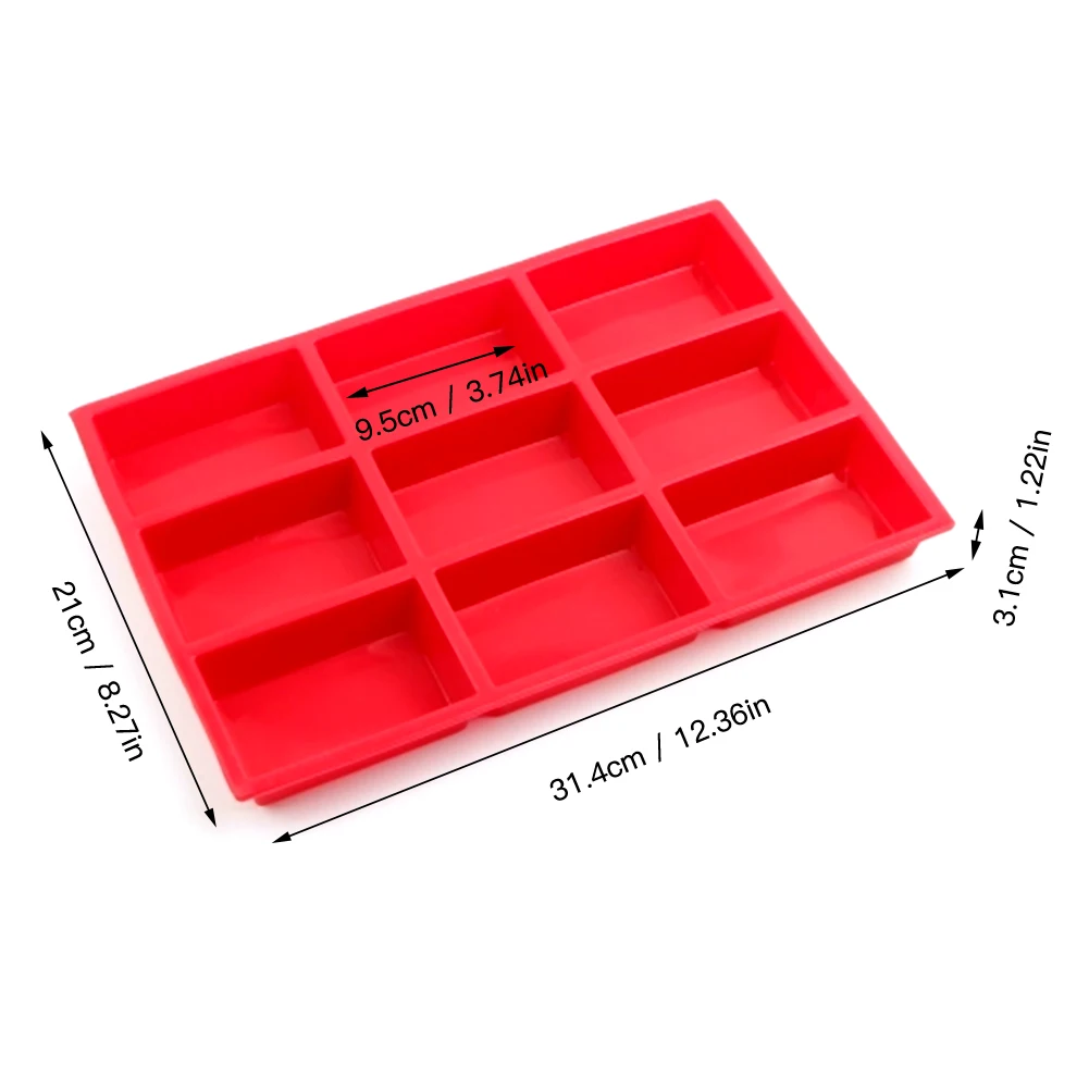 Organic Silicone 9 Holes Bread Baking Pan Mould Tray Chocolate Cake Mould Dough Pastry Shaper Bakery Reusable DIY Baking Gadgets
Organic Silicone 9 Holes Bread Baking Pan Mould Tray Chocolate Cake Mould Dough Pastry Shaper Bakery Reusable DIY Baking Gadgets