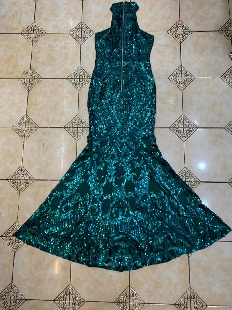 Women Sexy Sleeveless Green Glitter Sequins Mermaid Maxi Long Dress 2021 Bodycon Elegant Evening Party Club Dress Vestido
Women Sexy Sleeveless Green Glitter Sequins Mermaid Maxi Long Dress 2021 Bodycon Elegant Evening Party Club Dress Vestido