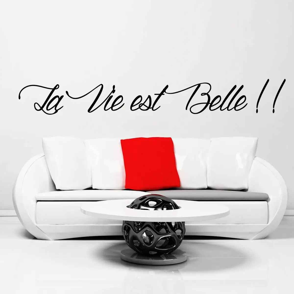 Removable Wall Decal Sticker French Quote La Vie Est Belle Vinyl Art Wall Decals DIY Bedroom Living Room Decoration
Removable Wall Decal Sticker French Quote La Vie Est Belle Vinyl Art Wall Decals DIY Bedroom Living Room Decoration