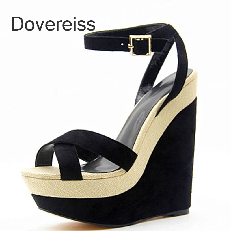 Dovereiss Fashion Women's Shoes Summer Wedges Buckle Platform Party Shoes Sexy Narrow Band New Consice Sandals 42 43
Dovereiss Fashion Women's Shoes Summer Wedges Buckle Platform Party Shoes Sexy Narrow Band New Consice Sandals 42 43