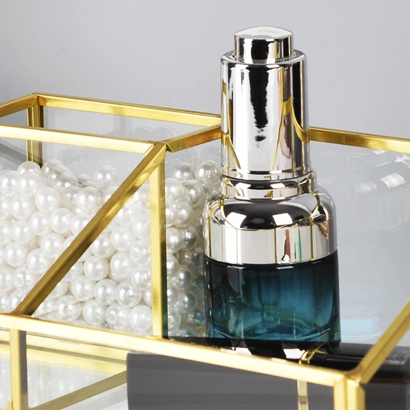 Brass Glass Cosmetic Organizer Box with Drawer Bathroom Storage Makeup Jewelry Display Shelf Holder
Brass Glass Cosmetic Organizer Box with Drawer Bathroom Storage Makeup Jewelry Display Shelf Holder