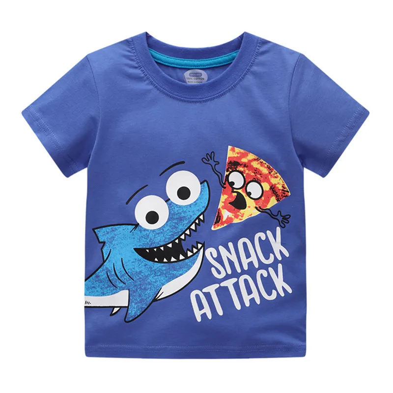 Jumping Meters Summer Cartoon Baby T shirts For Boys Cotton Clothes Animals Print Hot Selling Children Short Sleeve Tees Shirts
Jumping Meters Summer Cartoon Baby T shirts For Boys Cotton Clothes Animals Print Hot Selling Children Short Sleeve Tees Shirts