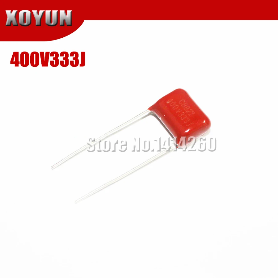 10PCS CBB 400V333J 400V33NF 400V0.033UF 333J 400V Pitch 10mm CBB Polypropylene Film Capacitor
10PCS CBB 400V333J 400V33NF 400V0.033UF 333J 400V Pitch 10mm CBB Polypropylene Film Capacitor
