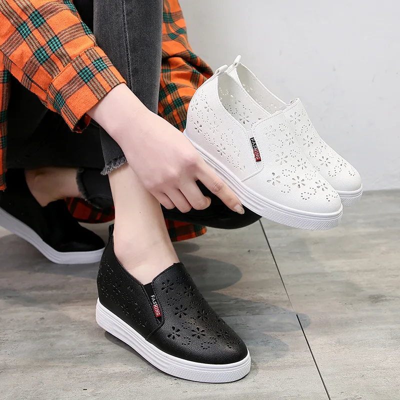 Flat Platform Shoes Female Casual Sneakers Women Shoes Woman Loafers Slip on Butterfly Leather Creepers Increased Ladies Flats
Flat Platform Shoes Female Casual Sneakers Women Shoes Woman Loafers Slip on Butterfly Leather Creepers Increased Ladies Flats