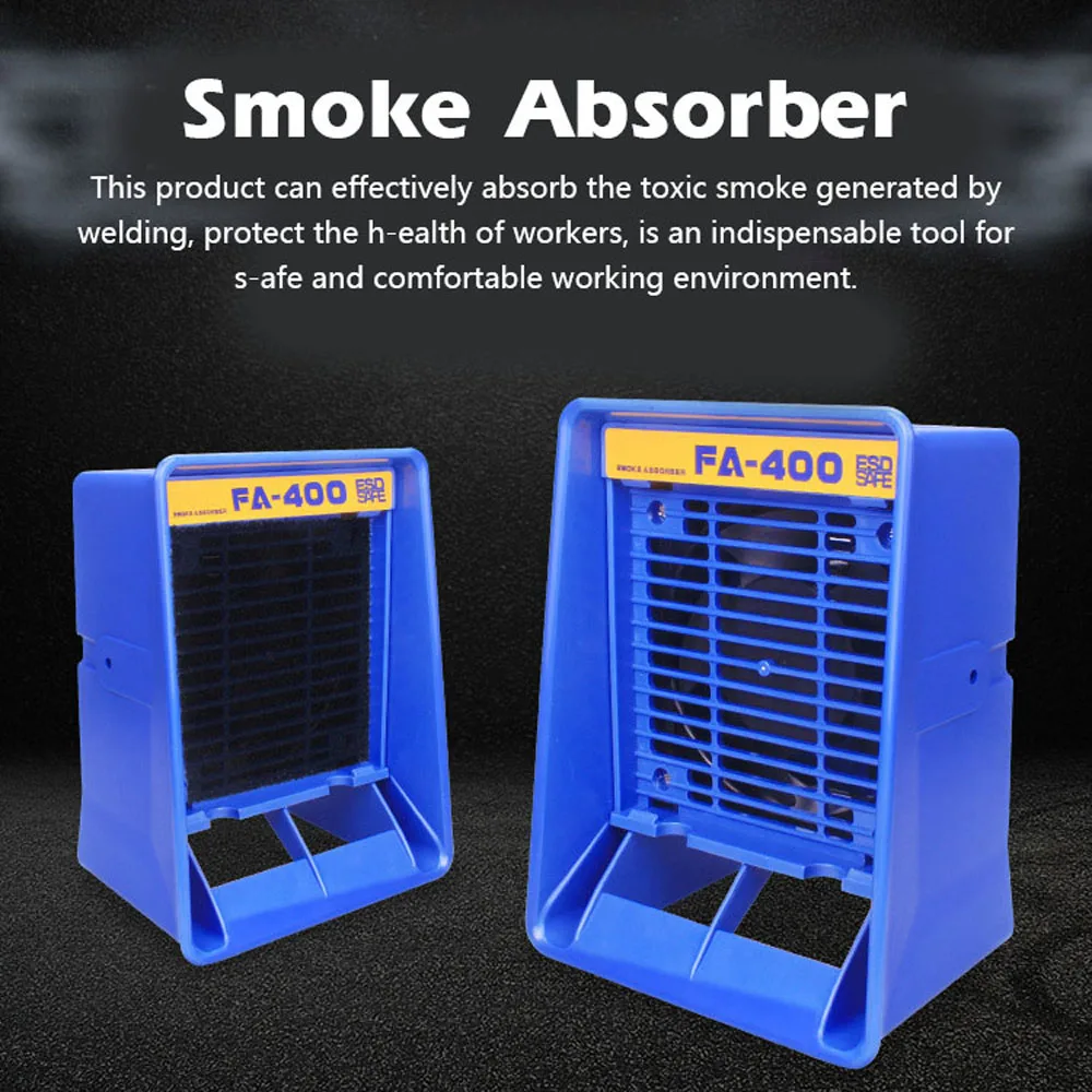 FA-400 Solder Iron Smoke Absorber Fume Extractor Soldering Air Blower Desktop Exhaust Fan Ventilator Smoke Absorb Machine
FA-400 Solder Iron Smoke Absorber Fume Extractor Soldering Air Blower Desktop Exhaust Fan Ventilator Smoke Absorb Machine
