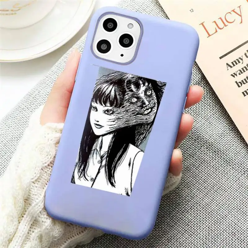 Japanese horror comic Tomie Junji Phone Case Candy Color Violet for iPhone 11 12 pro XS MAX 8 7 6 6S Plus X SE 2020 XR
Japanese horror comic Tomie Junji Phone Case Candy Color Violet for iPhone 11 12 pro XS MAX 8 7 6 6S Plus X SE 2020 XR