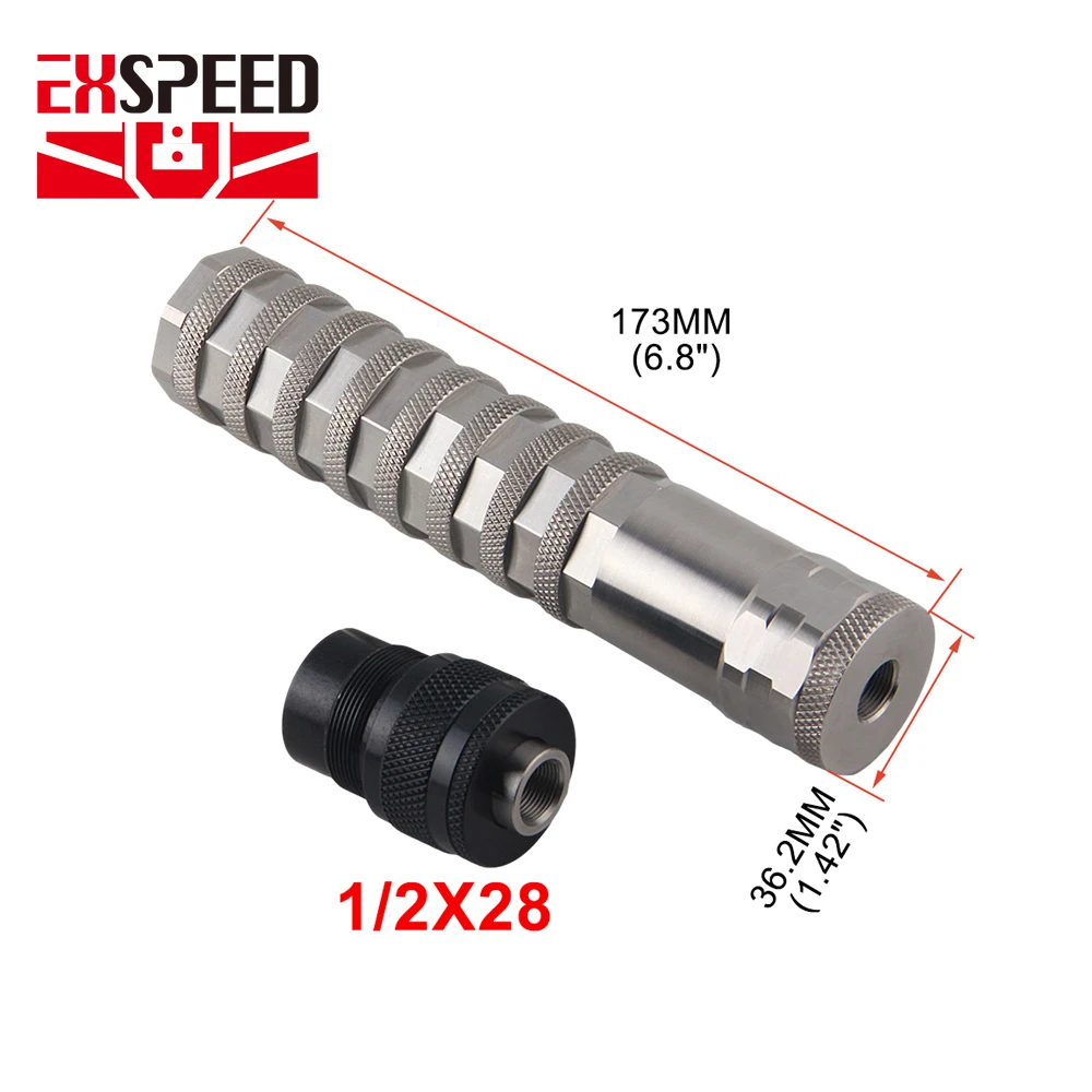 6.8 inch L 1.4 inch OD stainless steel Modular Fuel Filter 1-3/16x24 baffles cups 5/8x24 and 1/2x28 end cap JIG
6.8 inch L 1.4 inch OD stainless steel Modular Fuel Filter 1-3/16x24 baffles cups 5/8x24 and 1/2x28 end cap JIG