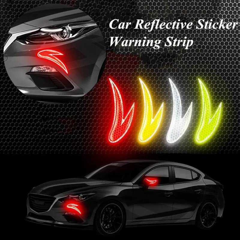 2 Pcs Universal Bicycle Car Night Luminous Waterproof Anti-collision Car Reflective Sticker Warning Strip
2 Pcs Universal Bicycle Car Night Luminous Waterproof Anti-collision Car Reflective Sticker Warning Strip
