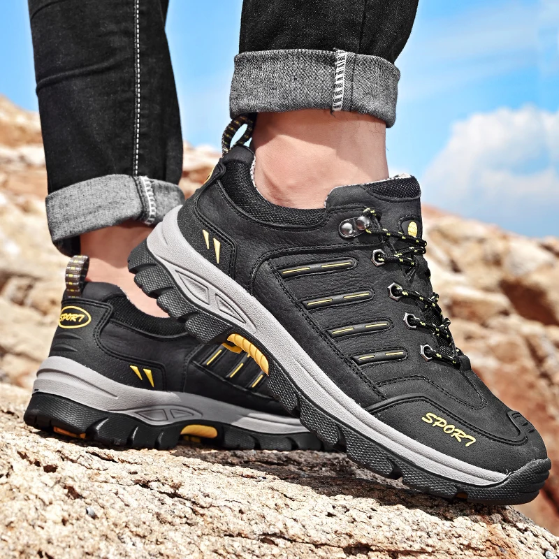 Мужская походная обувь, высококачественные кроссовки, новинка зимы 2021, Треккинговая водонепроницаемая Спортивная мужская обувь для альпин...
Мужская походная обувь, высококачественные кроссовки, новинка зимы 2021, Треккинговая водонепроницаемая Спортивная мужская обувь для альпин...