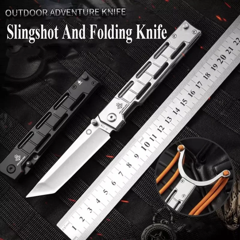 Multi Tool Slingshot Folding Knife Self-Defense Tactical Survival Hunting Outdoor Camping Equipment Hiking Portable Sturdy Edc
Multi Tool Slingshot Folding Knife Self-Defense Tactical Survival Hunting Outdoor Camping Equipment Hiking Portable Sturdy Edc