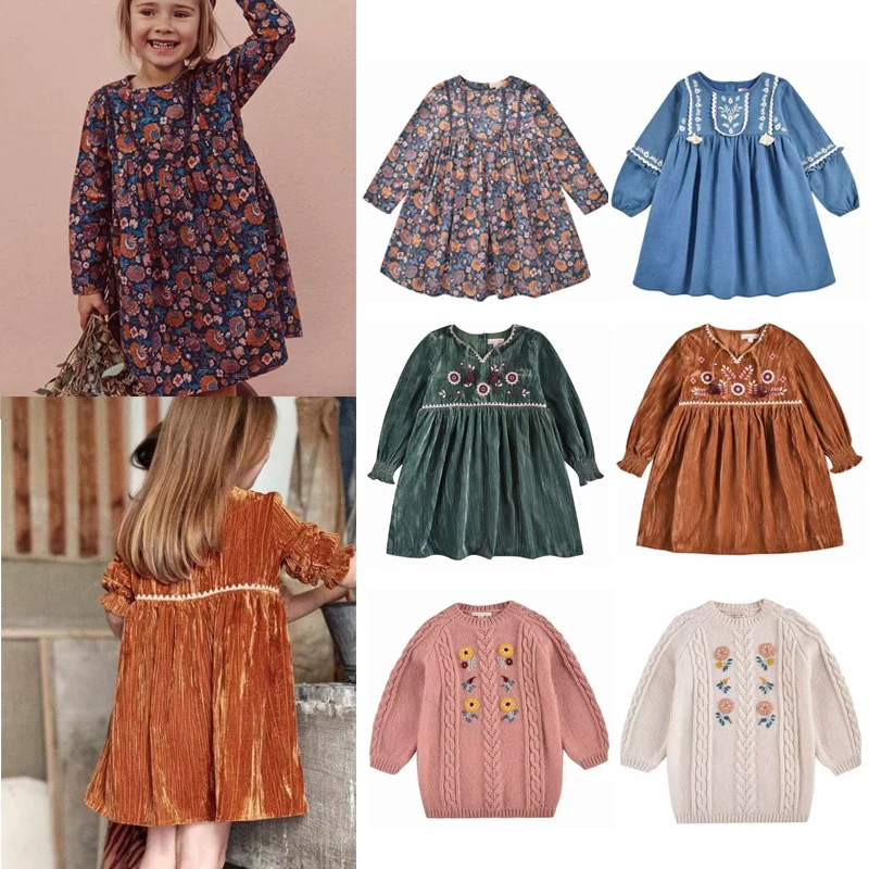 2021 L&M Brand Kids Dress for Girls Cute Embroidery Long Sleeve Dresses Baby Toddler Cotton Knit Sweater Dress New Winter Autumn
2021 L&M Brand Kids Dress for Girls Cute Embroidery Long Sleeve Dresses Baby Toddler Cotton Knit Sweater Dress New Winter Autumn