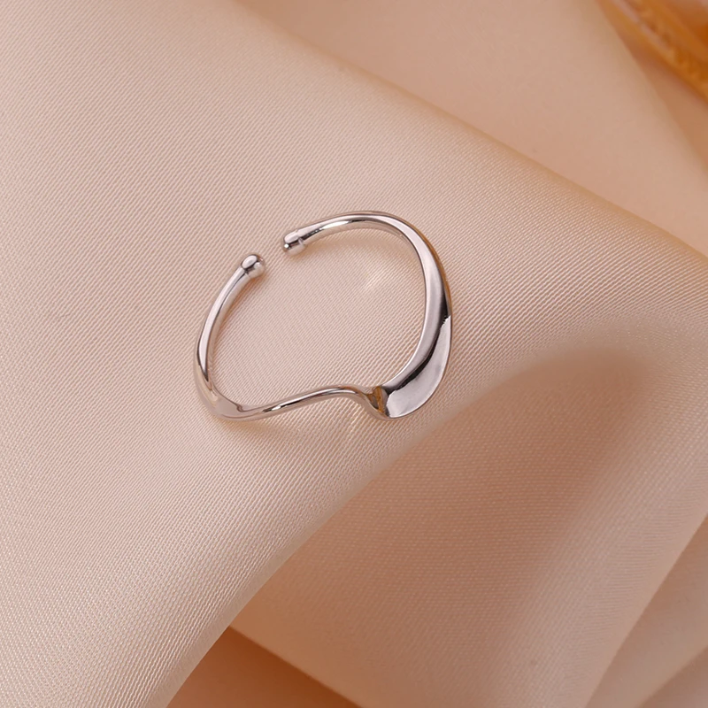 925 пробы серебро Mobius Газа кольцо для Для женщин светильник класса люкс меньшинств