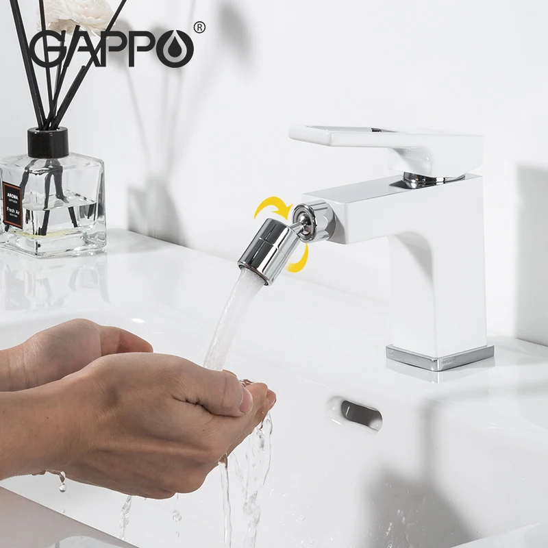 GAPPO 360 Degree Basin Faucet Sink Faucet Bathroom Mixer Basin Taps Black White Hot Cold Water Mixer Tap Waterfall Face Wash
GAPPO 360 Degree Basin Faucet Sink Faucet Bathroom Mixer Basin Taps Black White Hot Cold Water Mixer Tap Waterfall Face Wash