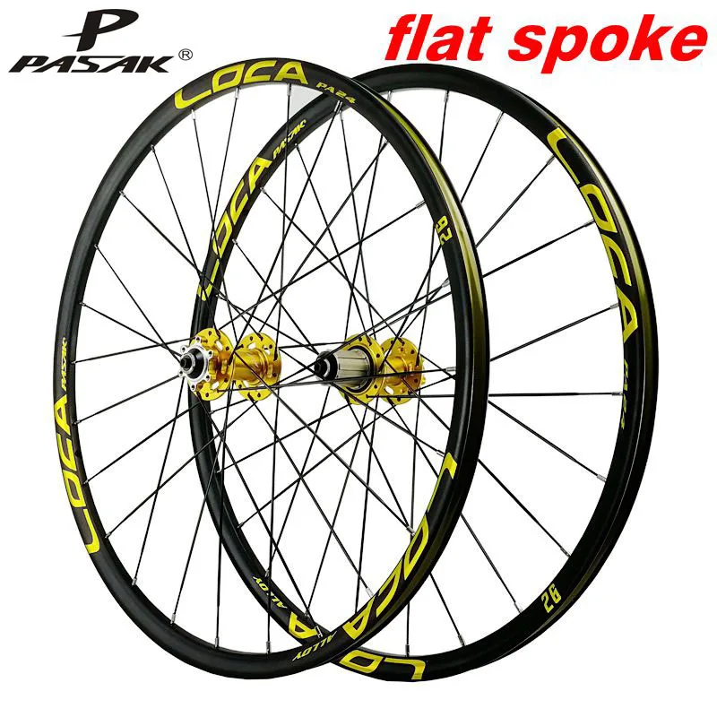 Ultralight mtb mountain bike Aluminum alloy wheel set 26/27.5in 4 bearing flat strip 6 nail disc brake wheel 6 claw 11/12 speed
Ultralight mtb mountain bike Aluminum alloy wheel set 26/27.5in 4 bearing flat strip 6 nail disc brake wheel 6 claw 11/12 speed