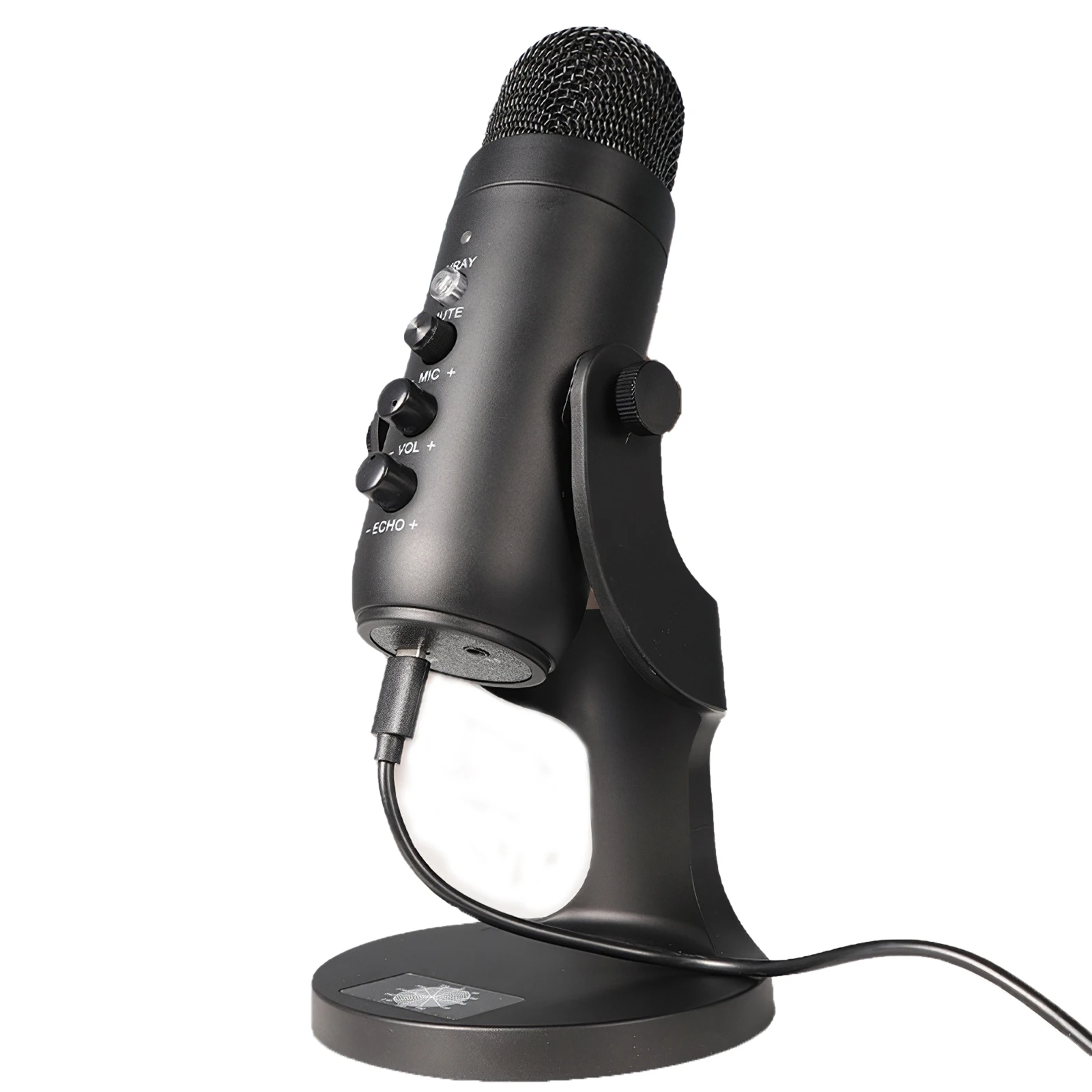 Type-C Microphone with Mute Button Gain Control Condenser PC MIC Desktop Professional Noise Reduction Recording Microphone
Type-C Microphone with Mute Button Gain Control Condenser PC MIC Desktop Professional Noise Reduction Recording Microphone
