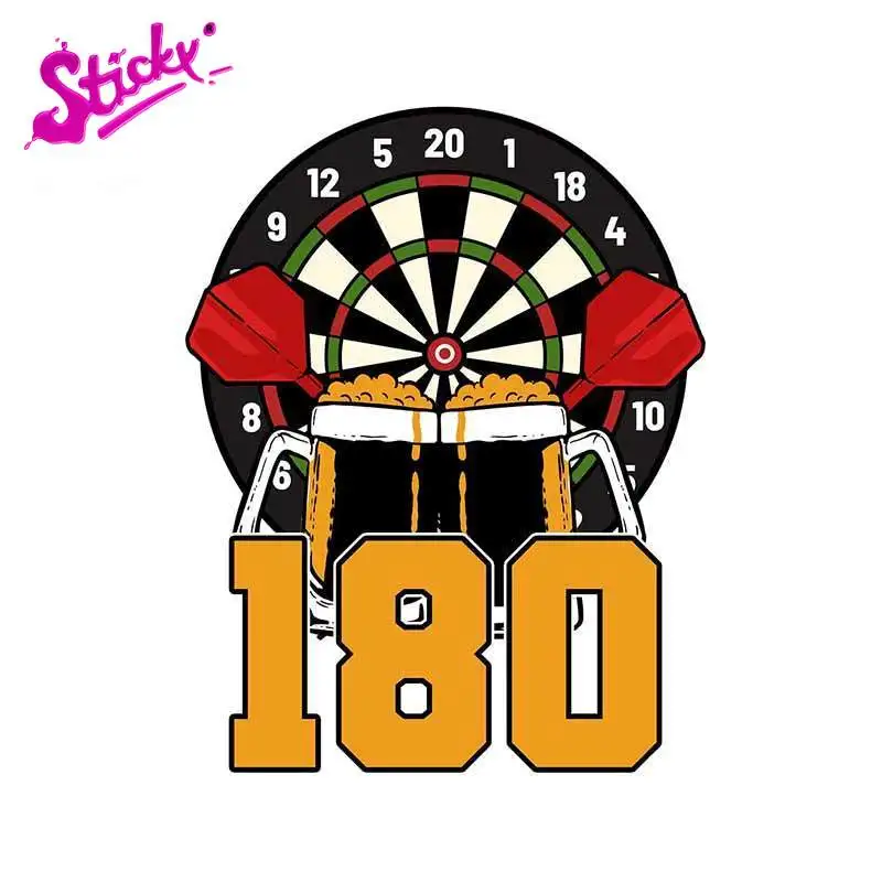 STICKY Darts Game 180 Beer Badge Brand Car Sticker Decal Decor Motorcycle Off-road Laptop Trunk
STICKY Darts Game 180 Beer Badge Brand Car Sticker Decal Decor Motorcycle Off-road Laptop Trunk
