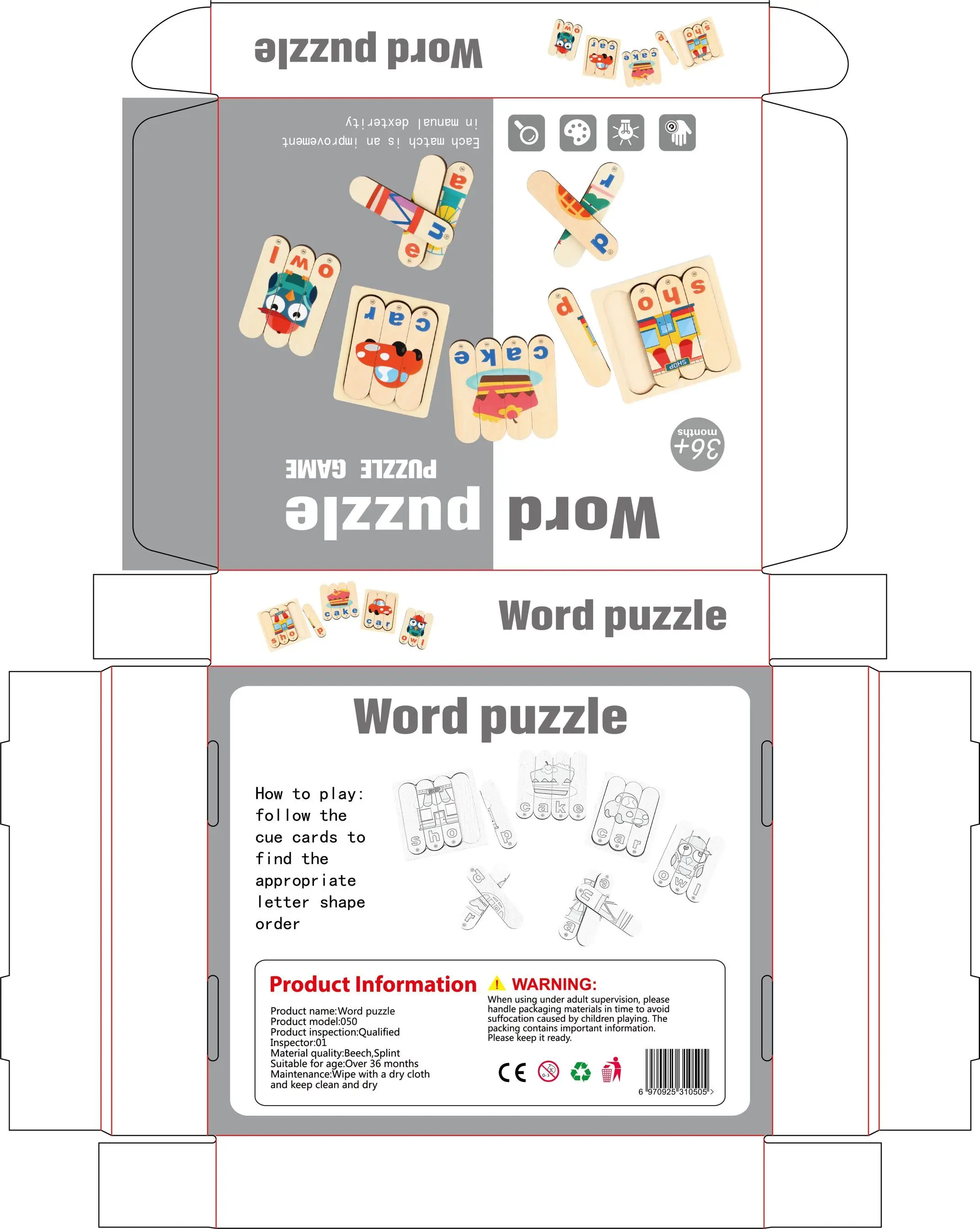 Animal Wooden 3d Puzzles 192 Pieces Double-sided Pattern 54 English Words Children's Classic jigsaw Educational Puzzle Toys Gift
Animal Wooden 3d Puzzles 192 Pieces Double-sided Pattern 54 English Words Children's Classic jigsaw Educational Puzzle Toys Gift