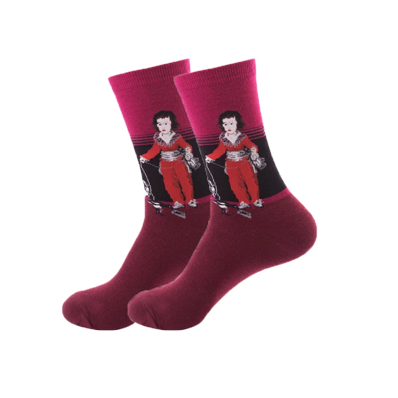 Socks Men's 1 Pair Hot Sale Classic Retro Women Personality Art Van Gogh Mural World Famous Painting Female Sock Oil Socks
Socks Men's 1 Pair Hot Sale Classic Retro Women Personality Art Van Gogh Mural World Famous Painting Female Sock Oil Socks