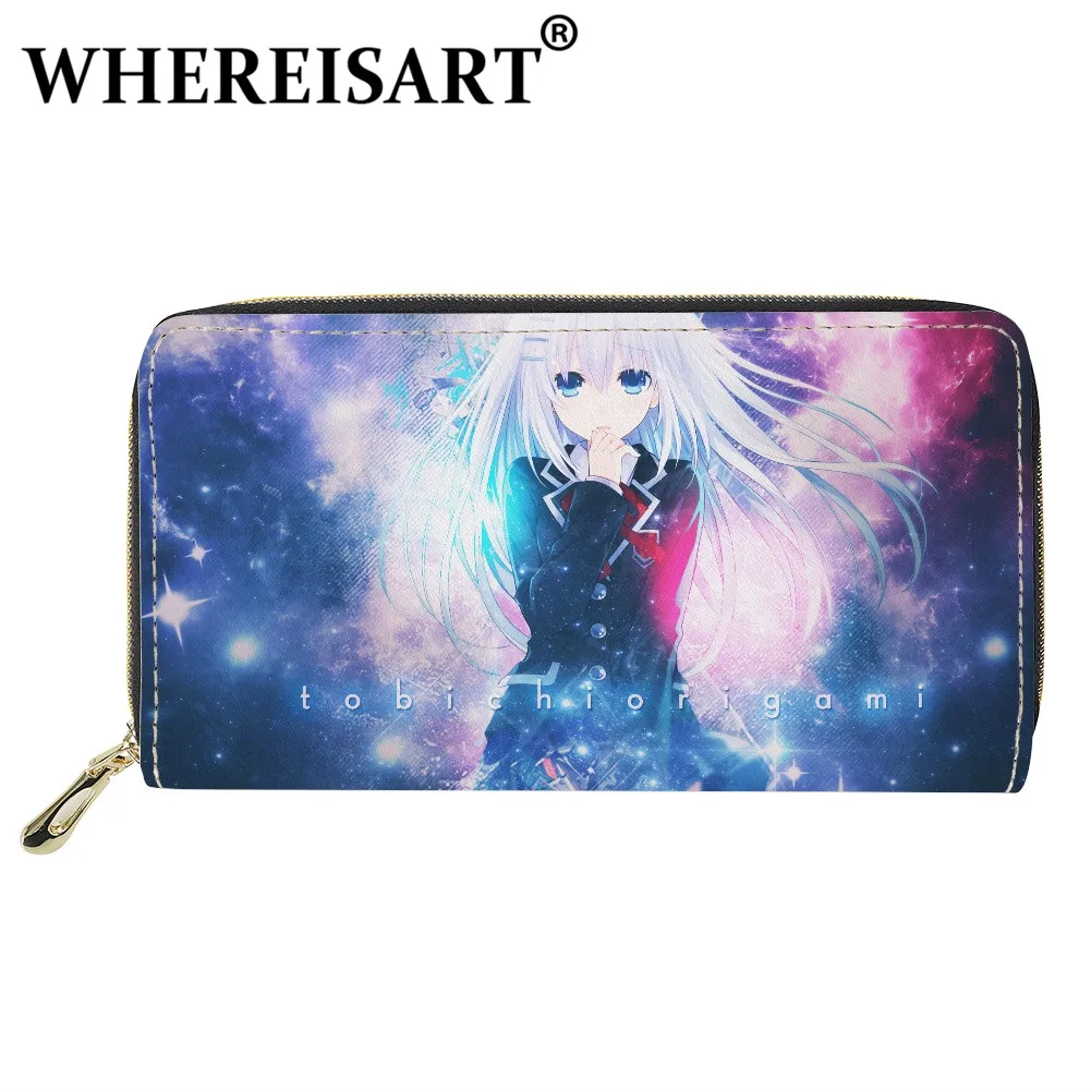 WHEREISART Diaphanous Design Anime Date A Live PU Leather Wallet Dazzling Origami Cartoon Coin Card Purse Short Kosher Handbag
WHEREISART Diaphanous Design Anime Date A Live PU Leather Wallet Dazzling Origami Cartoon Coin Card Purse Short Kosher Handbag